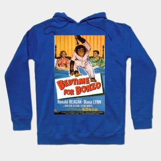 Classic Ronald Reagan Movie Poster - Bedtime for Bonzo Hoodie